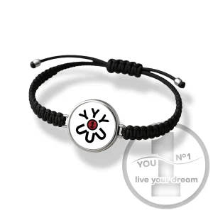 Pulseira (paracord/silicone + aço) – version 4