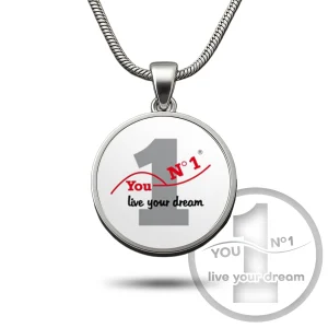 Colar (aço inoxidável, pingente com logotipo/motivo) – version 1