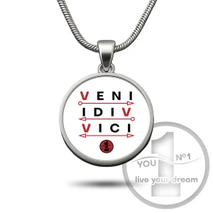 Colar (aço inoxidável, pingente com logotipo/motivo) – version 3