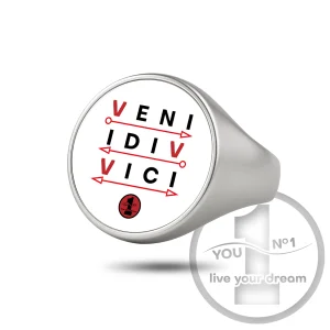 Anel sinete (aço inoxidável, gravado/logo) – version 3