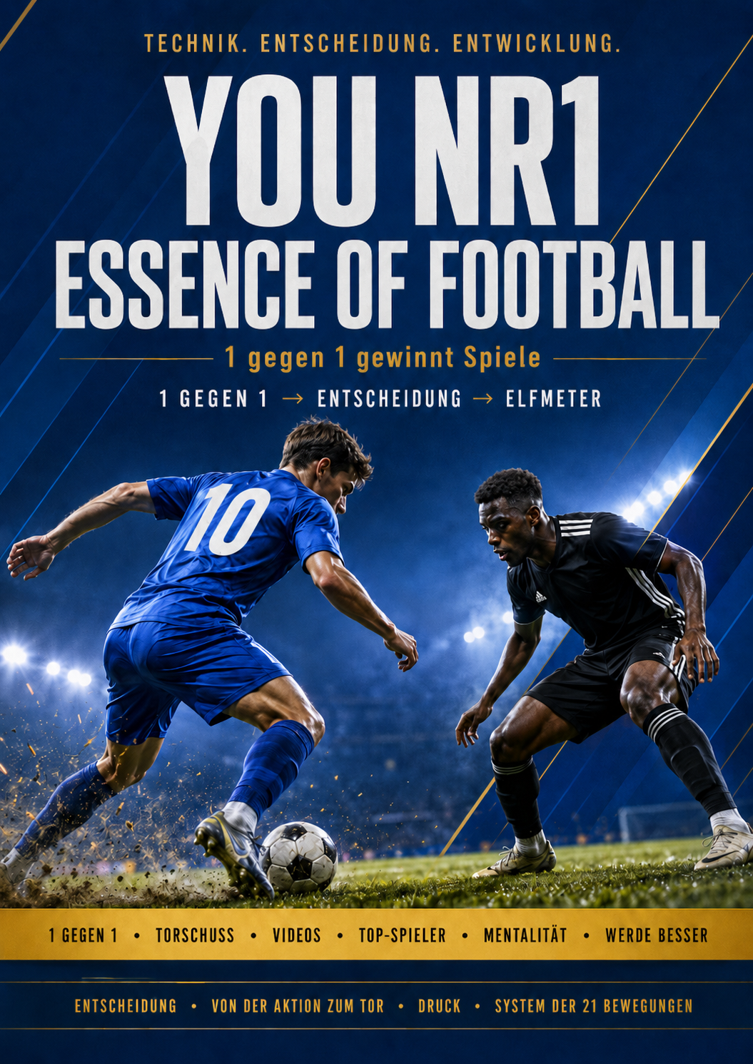 YouNr1 Essence of Football — conceito de capa
